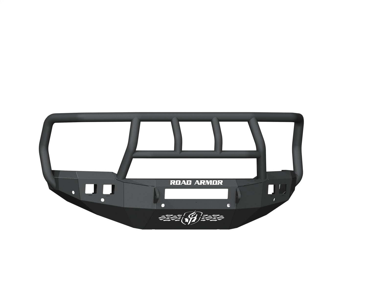 Road Armor 4192F2B-NW Stealth Non-Winch Front Bumper; Titan II Guard; 6 Sensor Holes; Texture Black; Road Armor 4192F2B-NW
