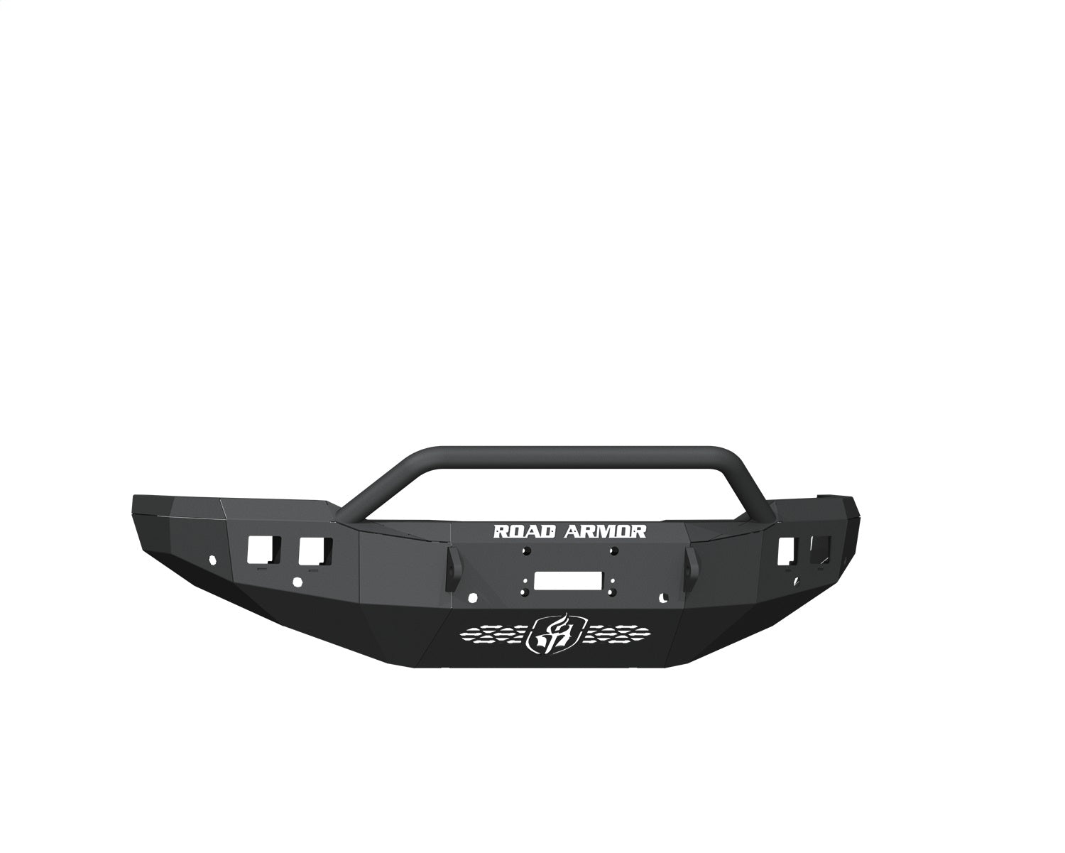 Road Armor 4192F4B Stealth Winch Front Bumper; Pre-Runner Guard; 6 Sensor Holes; Texture Black; Road Armor 4192F4B