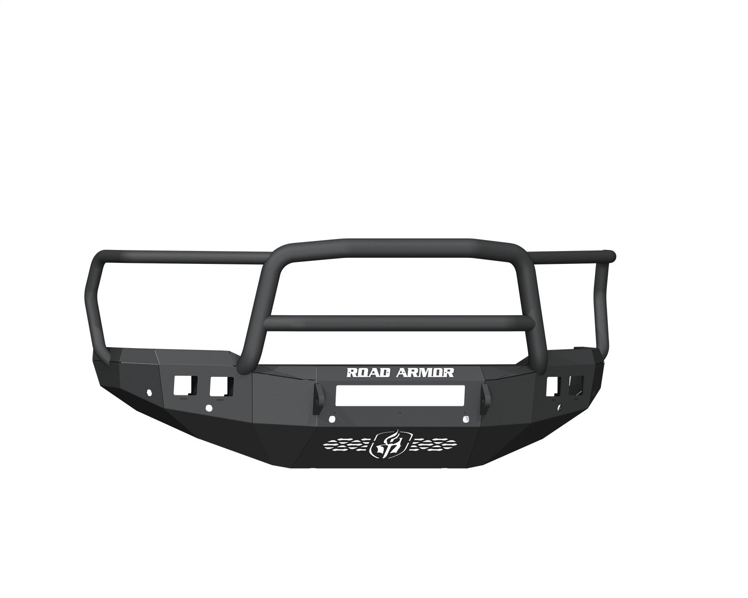 Road Armor 4192F5B-NW Stealth Non-Winch Front Bumper; Lonestar Guard; 6 Sensor Holes; Texture Black; Road Armor 4192F5B-NW