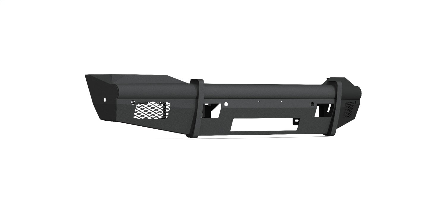 Road Armor 4192VF0B Vaquero Non-Winch Plate; Front; 6 Sensor; Texture Black; Road Armor 4192VF0B