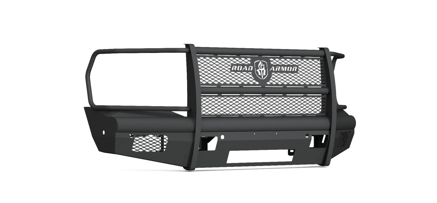 Road Armor 4192VF6B Vaquero Non-Winch Front Bumper; Full Guard; 6 Sensor; Texture Black; Road Armor 4192VF6B