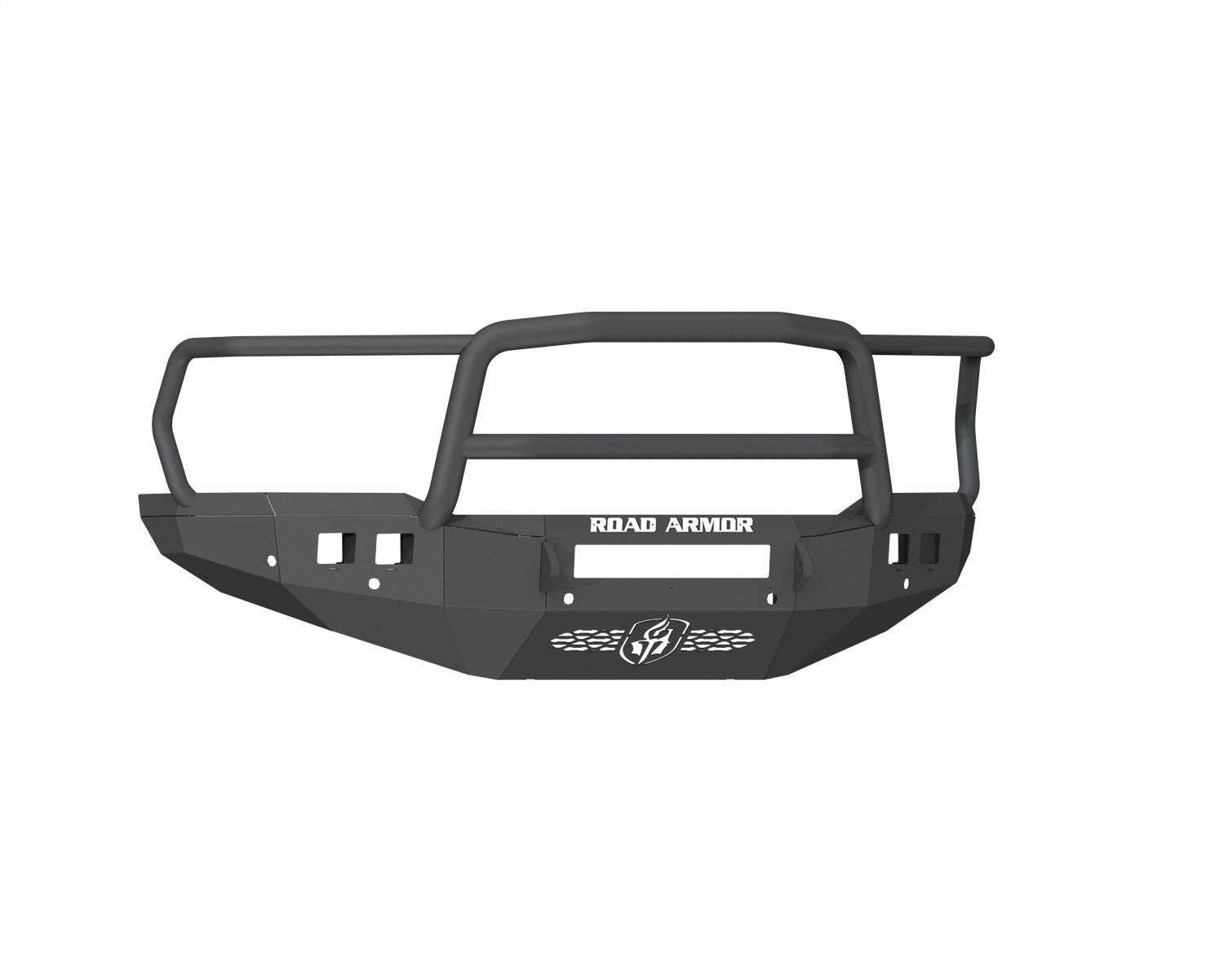 Road Armor 4194F5B-NW Stealth Non-Winch Front Bumper; Lonestar Guard; Satin Black; Road Armor 4194F5B-NW