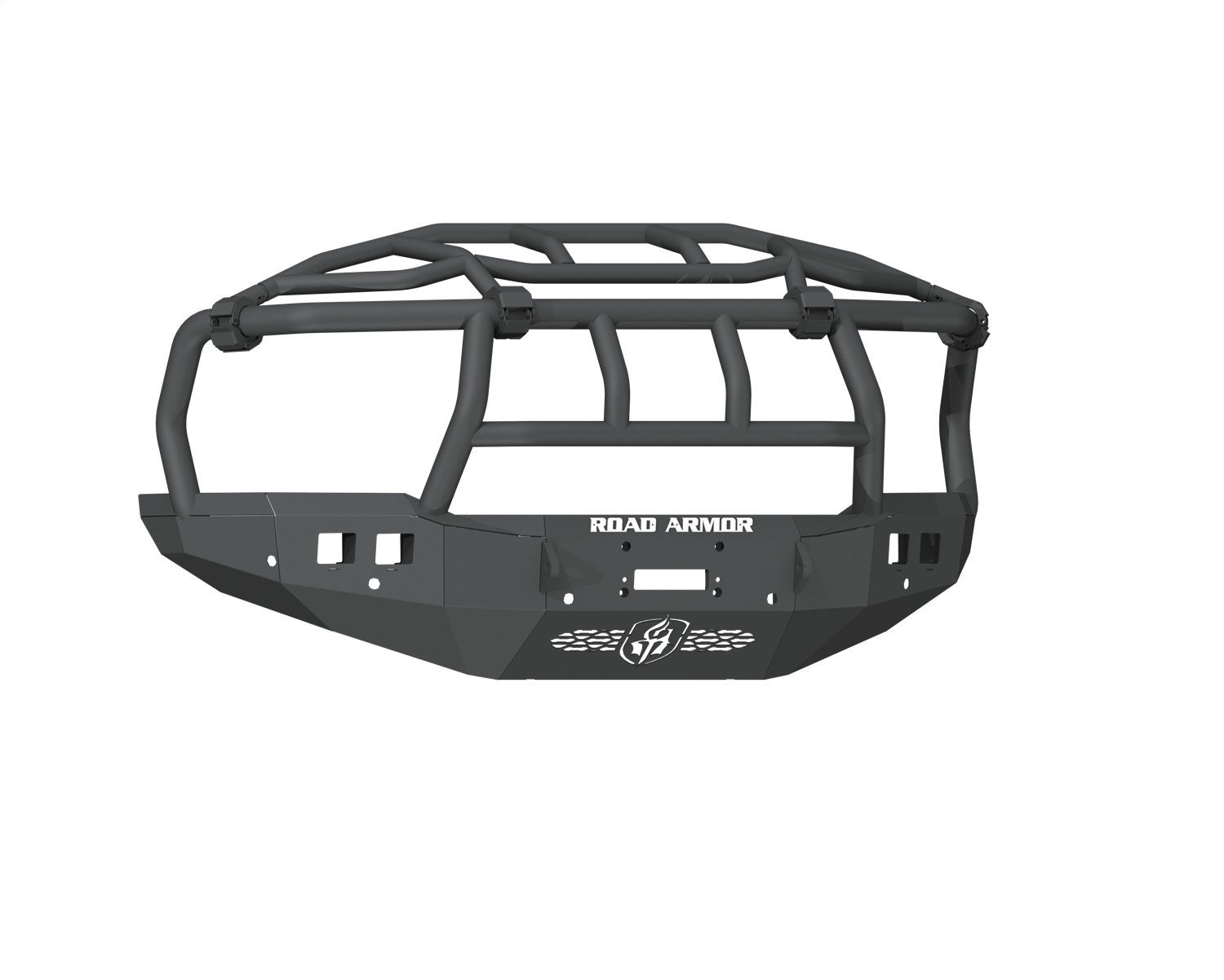 Road Armor 4194F6B Stealth Winch Front Bumper; Titan II Guard; Texture Black; Road Armor 4194F6B