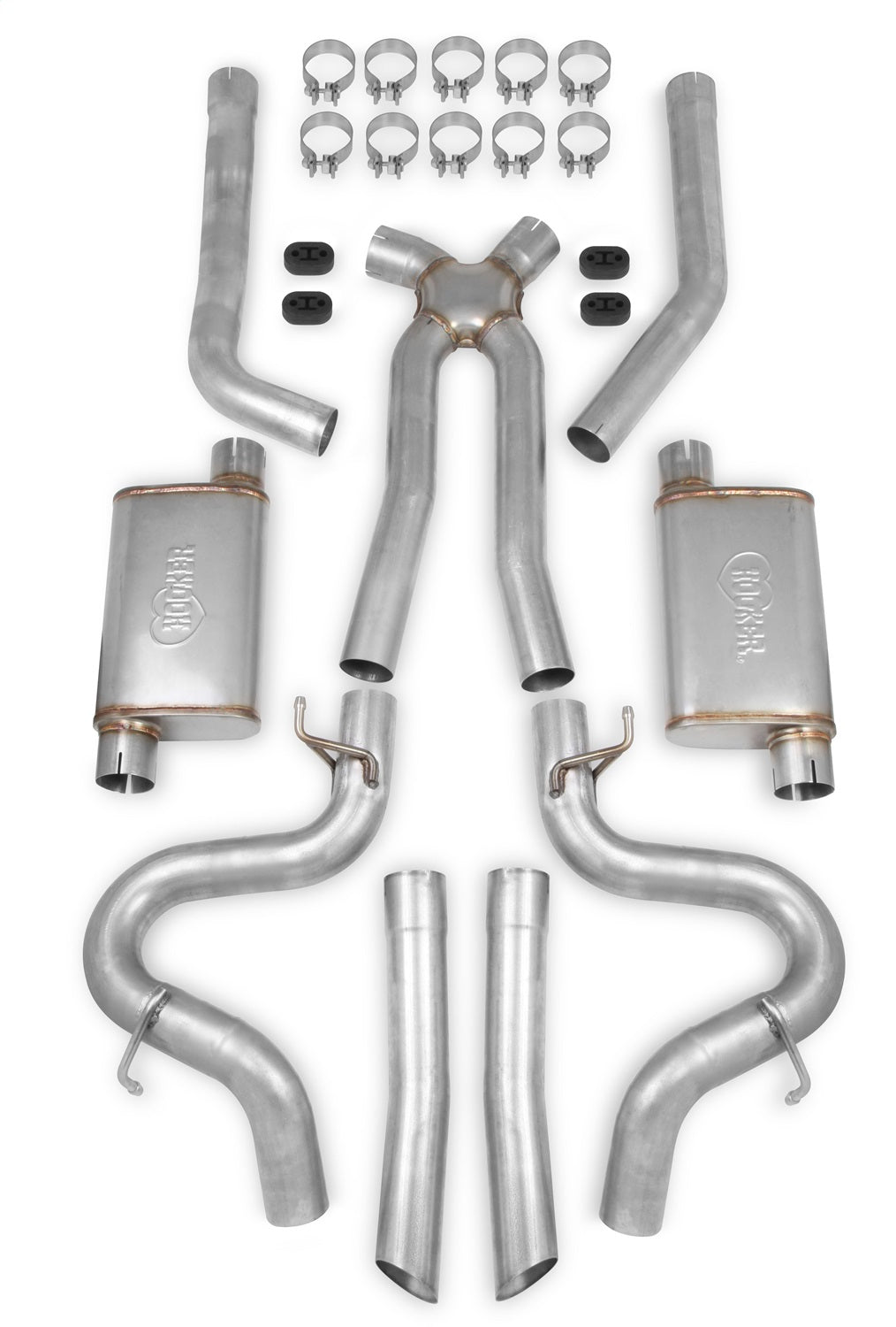 Hooker 70501363-RHKR Blackheart Header-Back Exhaust System Hooker 70501363-RHKR