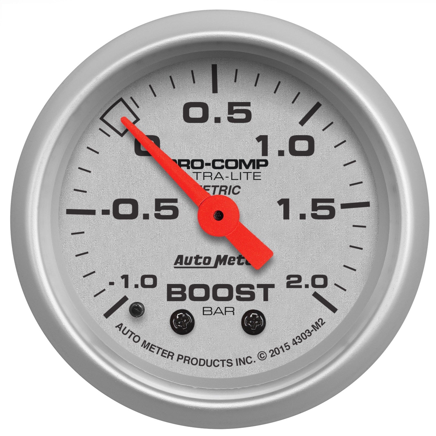 AutoMeter 4303-M2 GAUGE; VAC/BOOST; 2 1/16in.;-1-+2 BAR; MECHANICAL; ULTRA-LITE AutoMeter 4303-M2