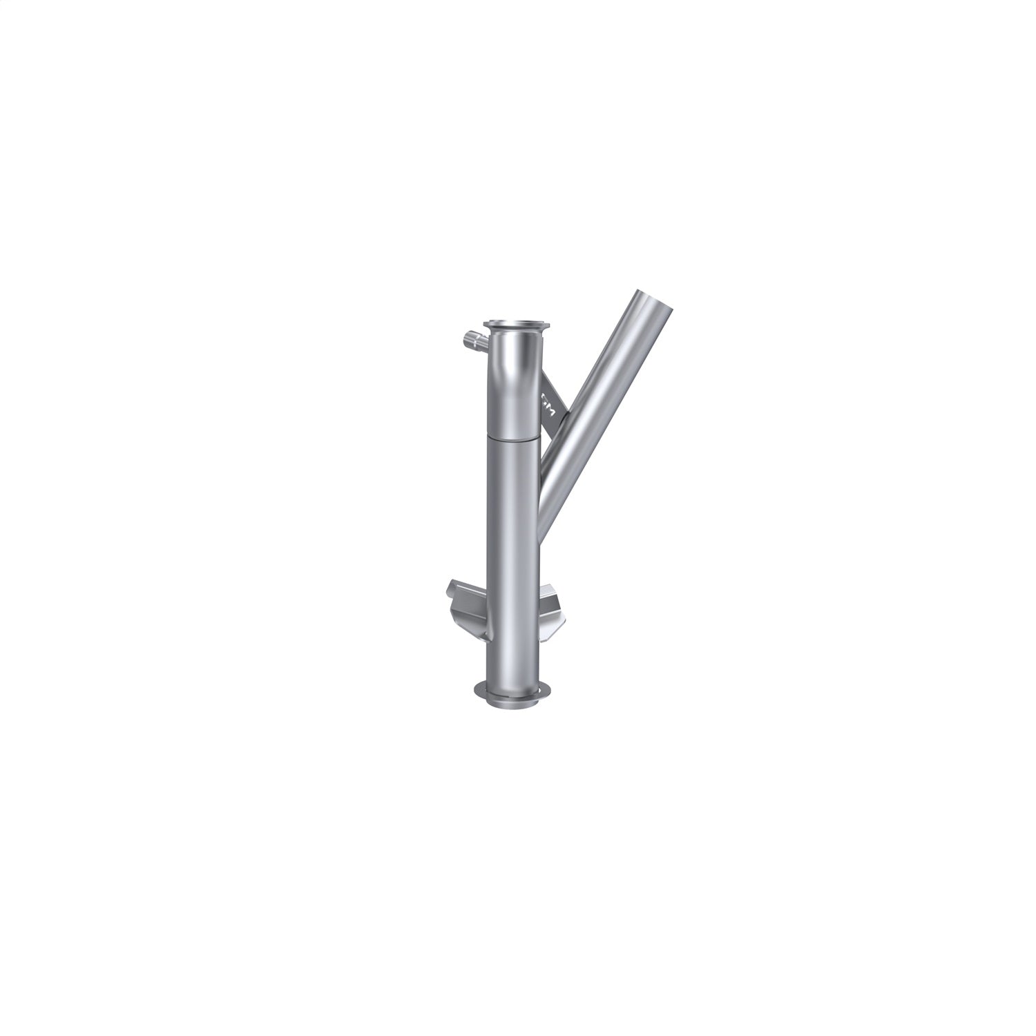 MBRP Exhaust 4310411 Snowmobile Race Muffler; Slip-on; Straight Pipe Assembly; T304 Stainless Steel; MBRP Exhaust 4310411