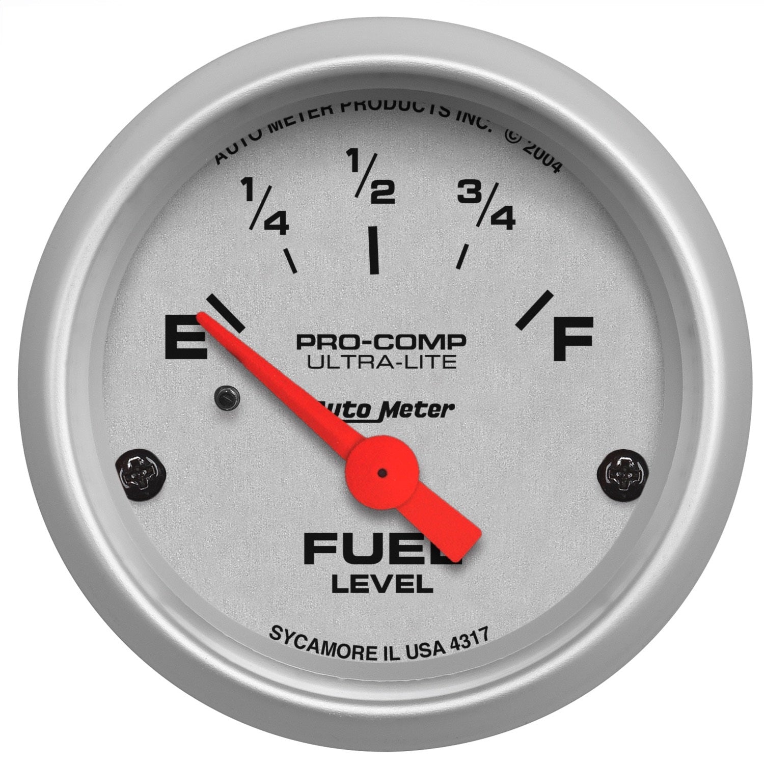 AutoMeter 4317 GAUGE; FUEL LEVEL; 2 1/16in.; 0OE TO 30OF; ELEC; ULTRA-LITE AutoMeter 4317
