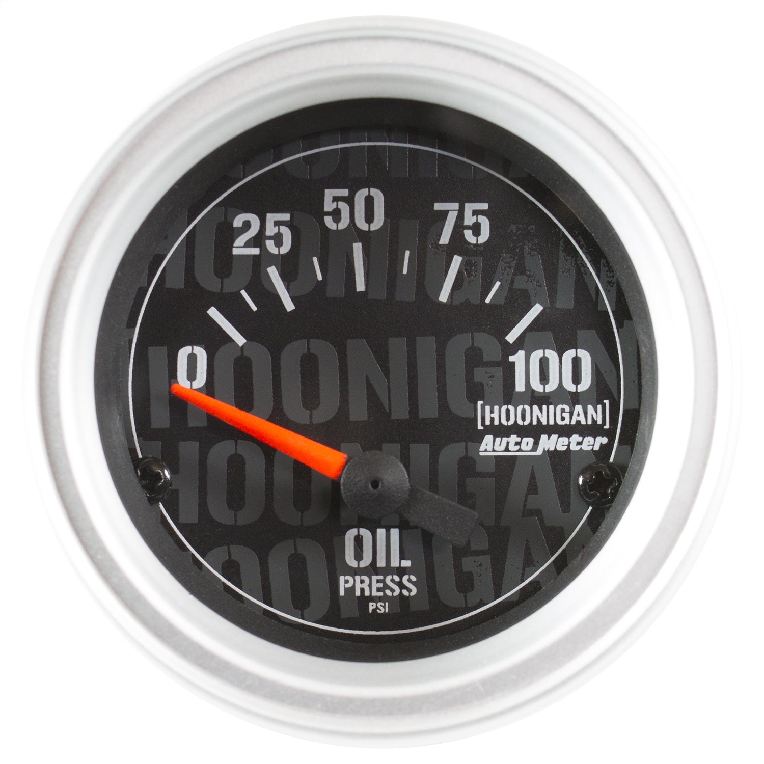 AutoMeter 4327-09000 GAUGE; OIL PRESSURE; 2 1/16in.; 100PSI; ELECTRIC; HOONIGAN AutoMeter 4327-09000