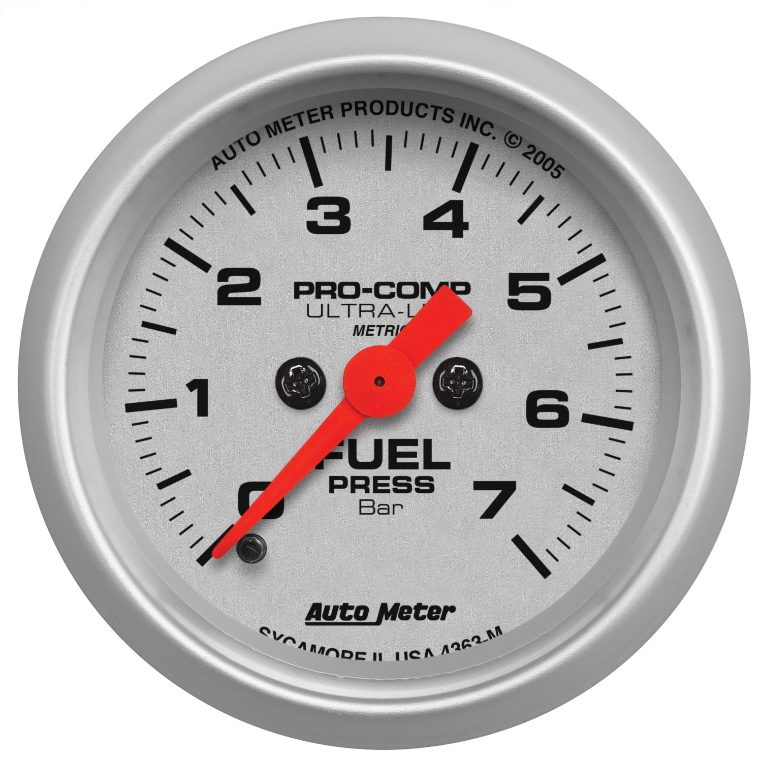 AutoMeter 4363-M GAUGE; FUEL PRESSURE; 2 1/16in.; 7 BAR; ELECTRIC; ULTRA-LITE AutoMeter 4363-M