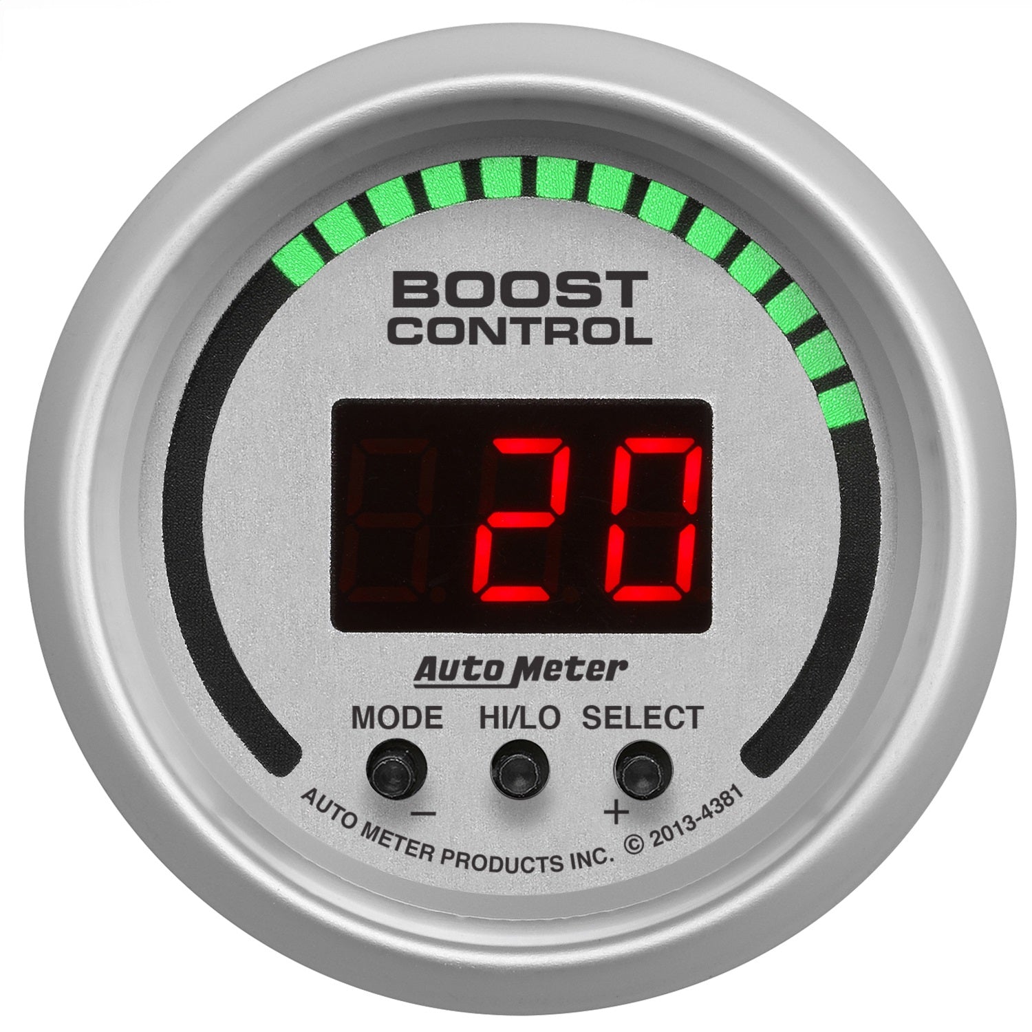 AutoMeter 4381 GAUGE; BOOST CONTROLLER; 2 1/16in.; 30INHG-30PSI; INCL. SOLENOID; DIGITAL; UL AutoMeter 4381