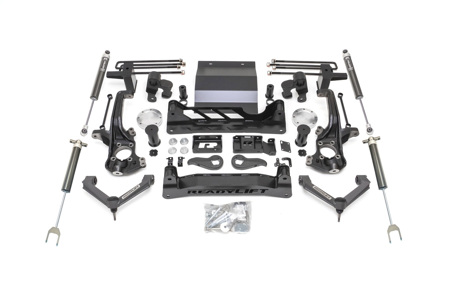 ReadyLift 44-30800 Big Lift Kit w/Shocks; 8 in. Lift; w/Falcon 1.1 Shocks; ReadyLift 44-30800