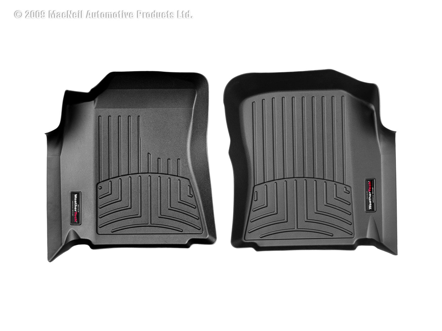 Weathertech 440011 FloorLiner™ DigitalFit®; Black; Front; Weathertech 440011