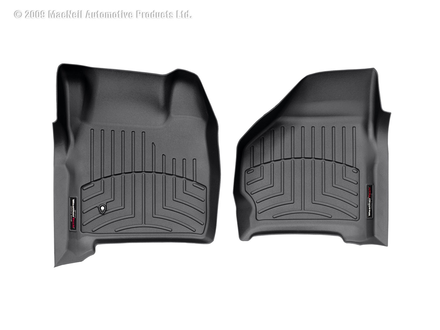Weathertech 440021 FloorLiner™ DigitalFit®; Black; Front; Weathertech 440021