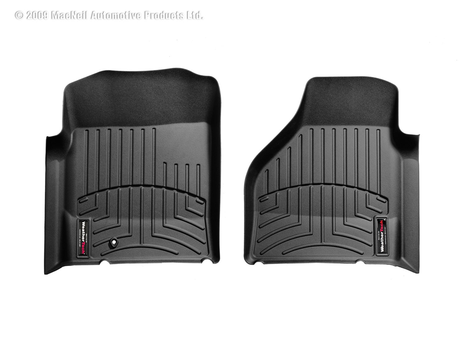 Weathertech 440041 FloorLiner™ DigitalFit®; Black; Front; Weathertech 440041