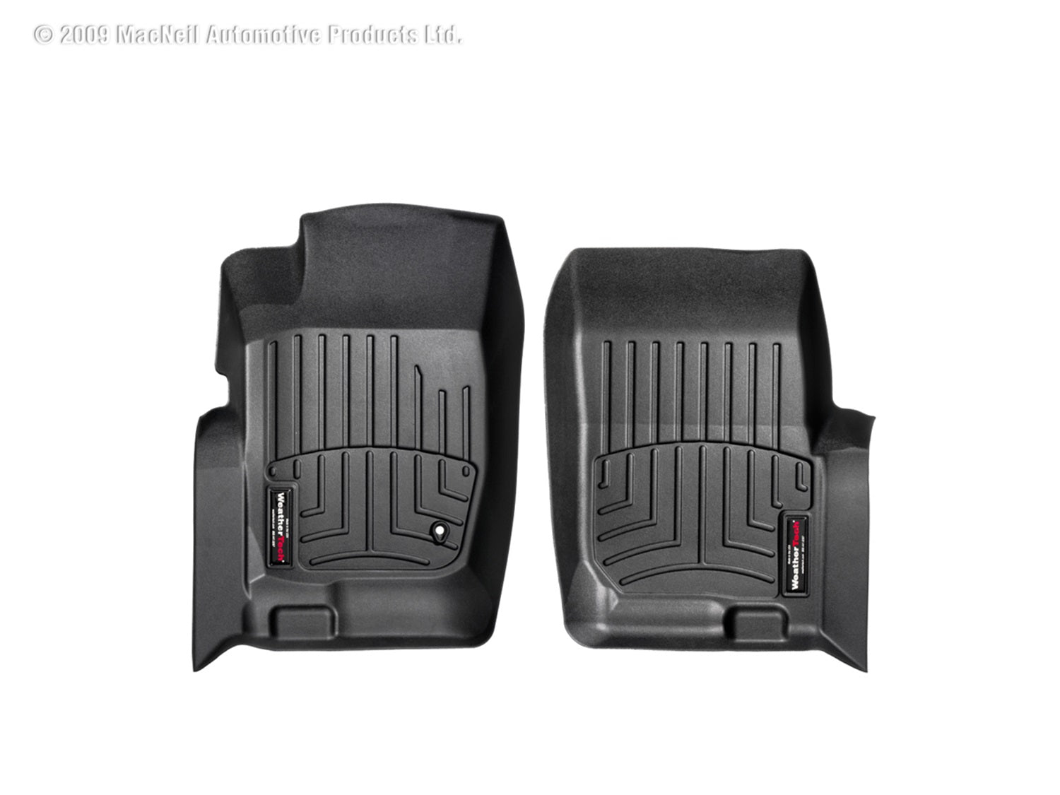 Weathertech 440061 FloorLiner™ DigitalFit®; Black; Front; Weathertech 440061