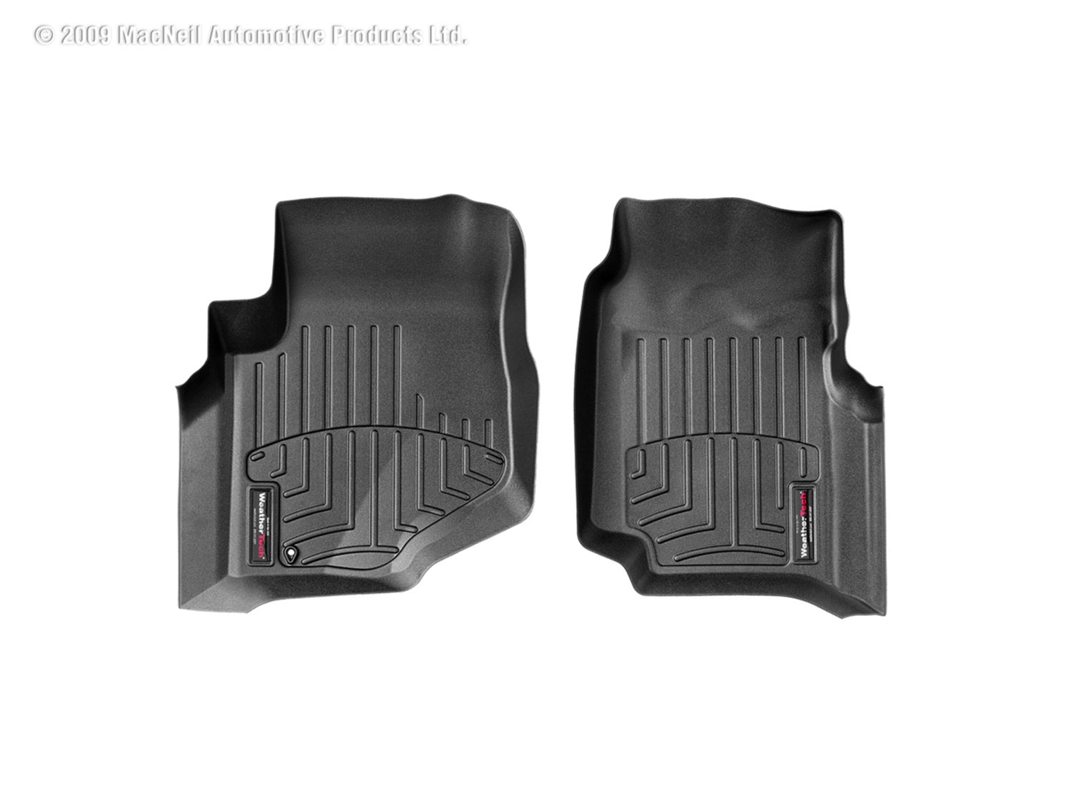 Weathertech 440071 FloorLiner™ DigitalFit®; Black; Front; Weathertech 440071