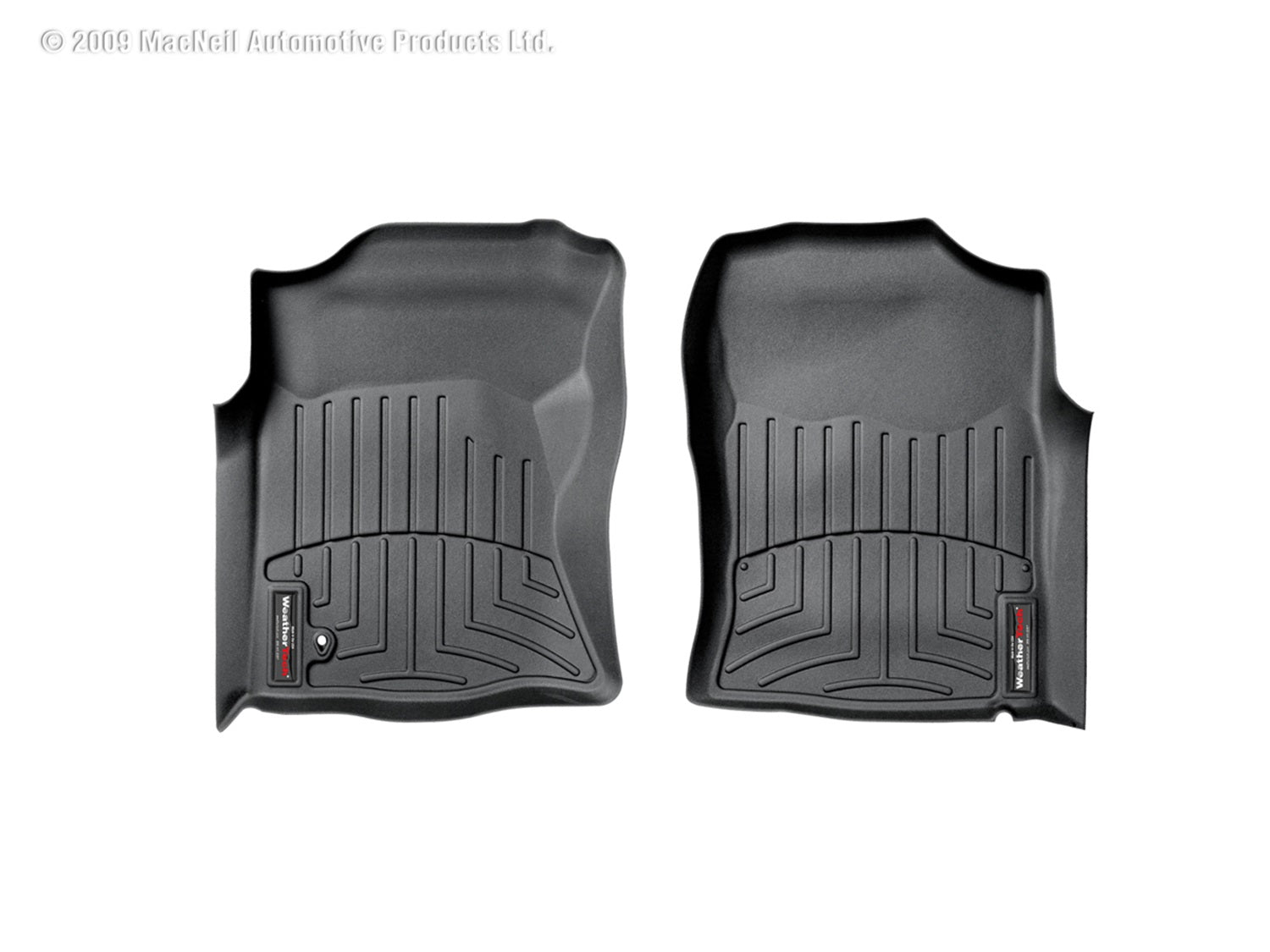 Weathertech 440101 FloorLiner™ DigitalFit®; Black; Front; Weathertech 440101