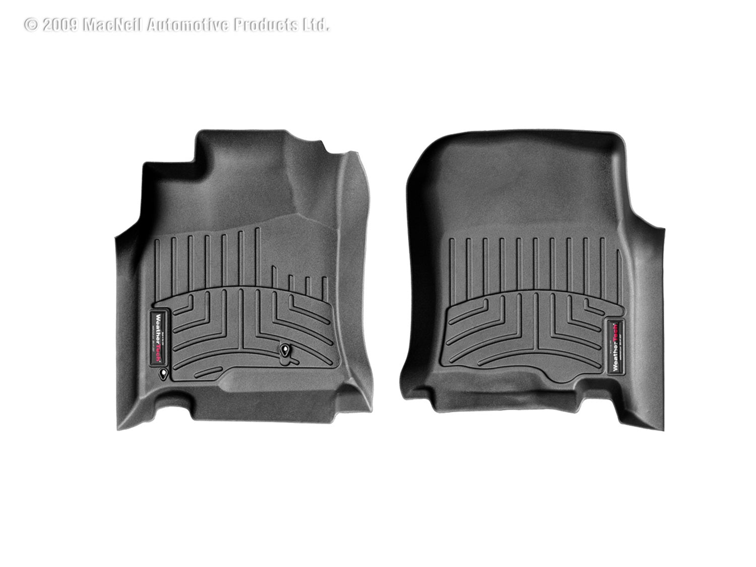 Weathertech 440111 FloorLiner™ DigitalFit®; Black; Front; Weathertech 440111
