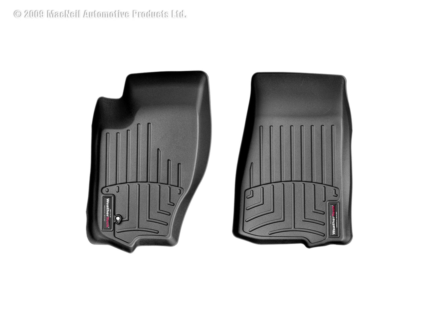 Weathertech 440131 FloorLiner™ DigitalFit®; Black; Front; Weathertech 440131