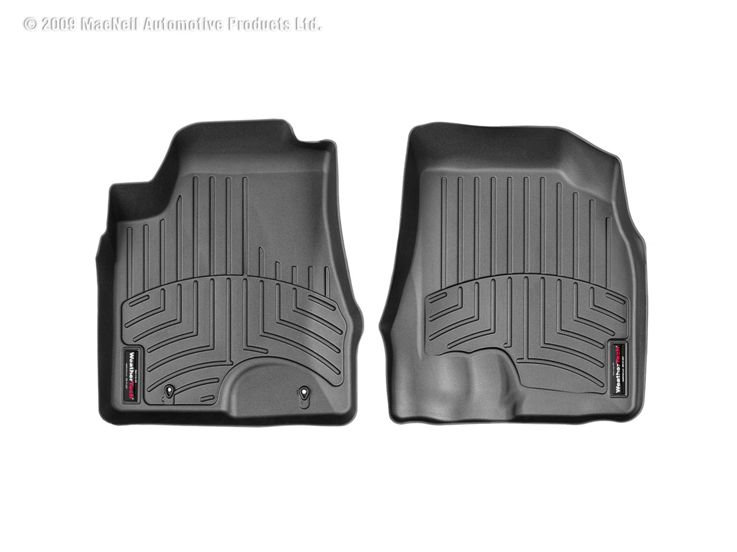 Weathertech 440141 FloorLiner™ DigitalFit®; Black; Front; Weathertech 440141