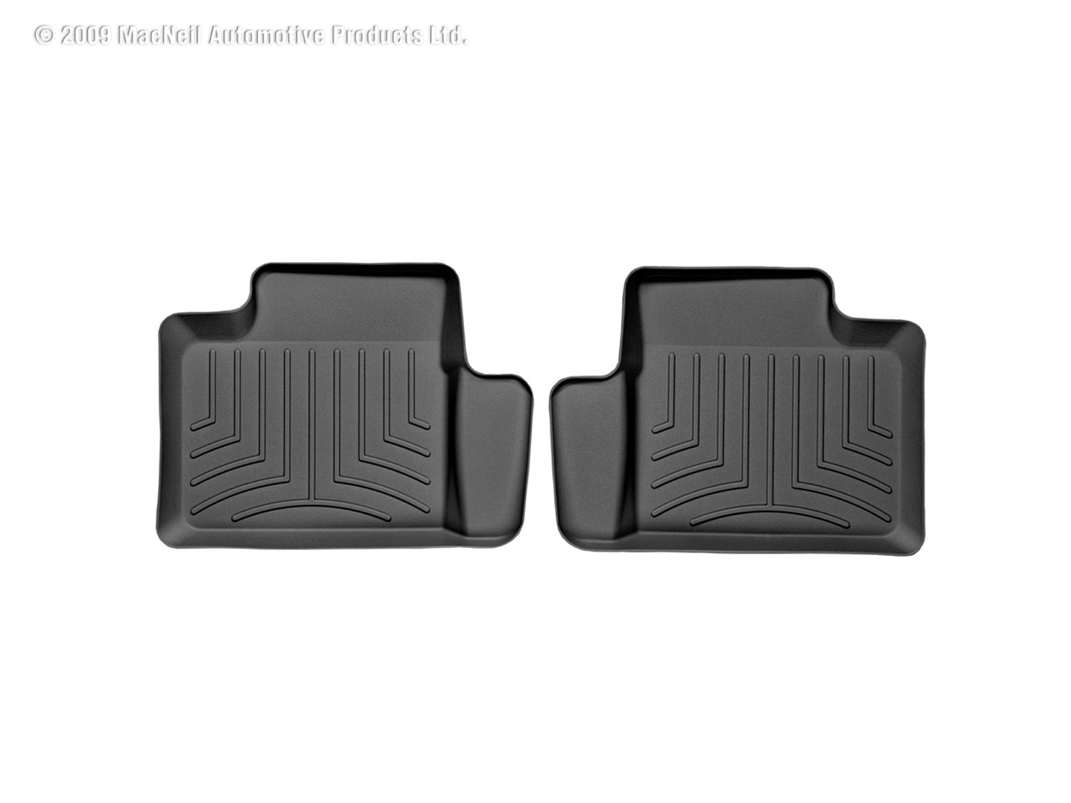 Weathertech 440162 FloorLiner™ DigitalFit®; Black; Rear; Weathertech 440162