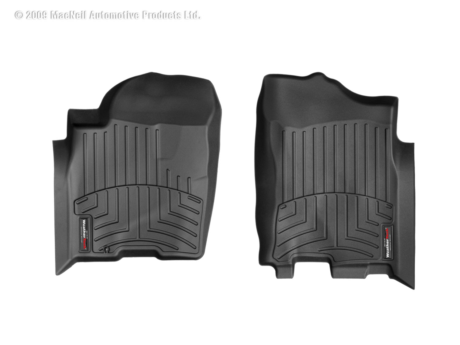 Weathertech 440191 FloorLiner™ DigitalFit®; Black; Front; Weathertech 440191