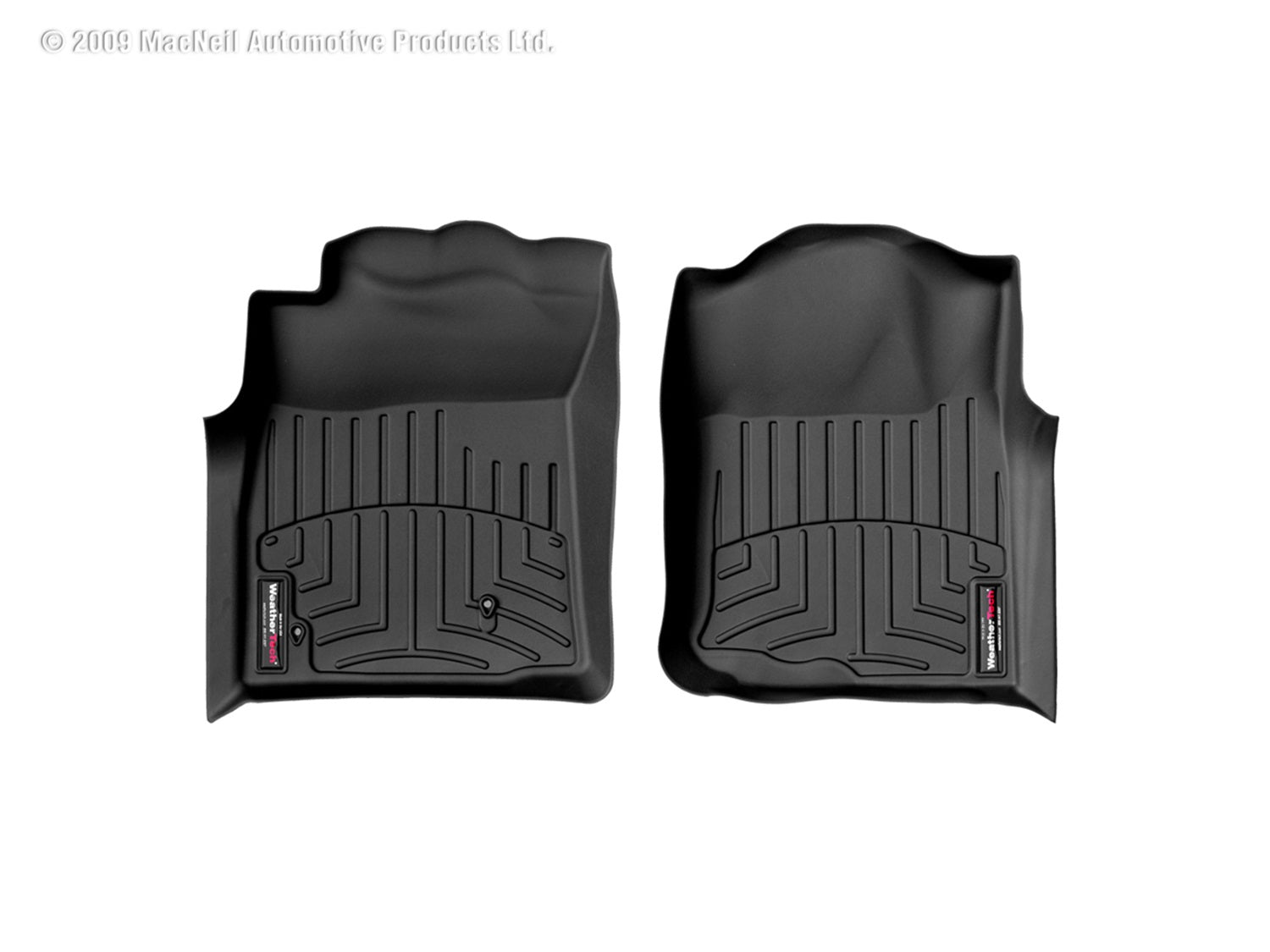 Weathertech 440211 FloorLiner™ DigitalFit®; Black; Front; Weathertech 440211