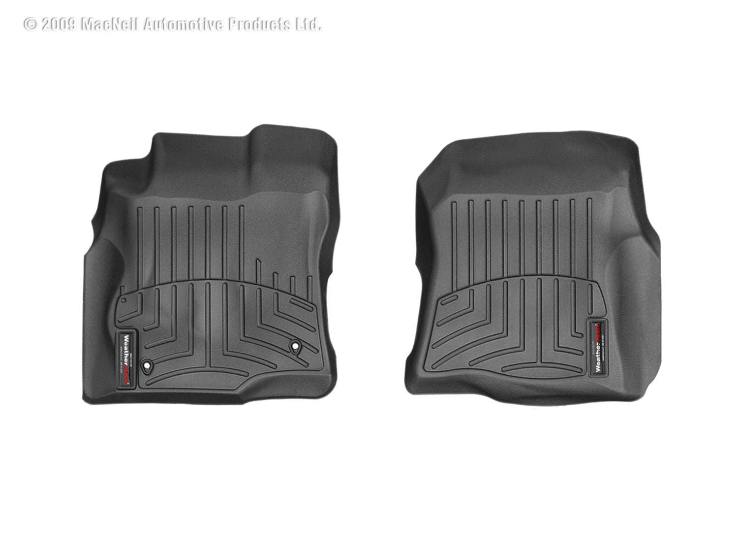 Weathertech 440231 FloorLiner™ DigitalFit®; Black; Front; Weathertech 440231