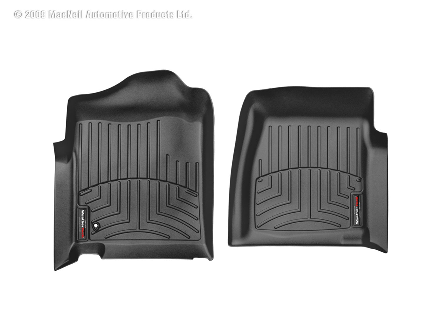 Weathertech 440281 FloorLiner™ DigitalFit®; Black; Front; Weathertech 440281