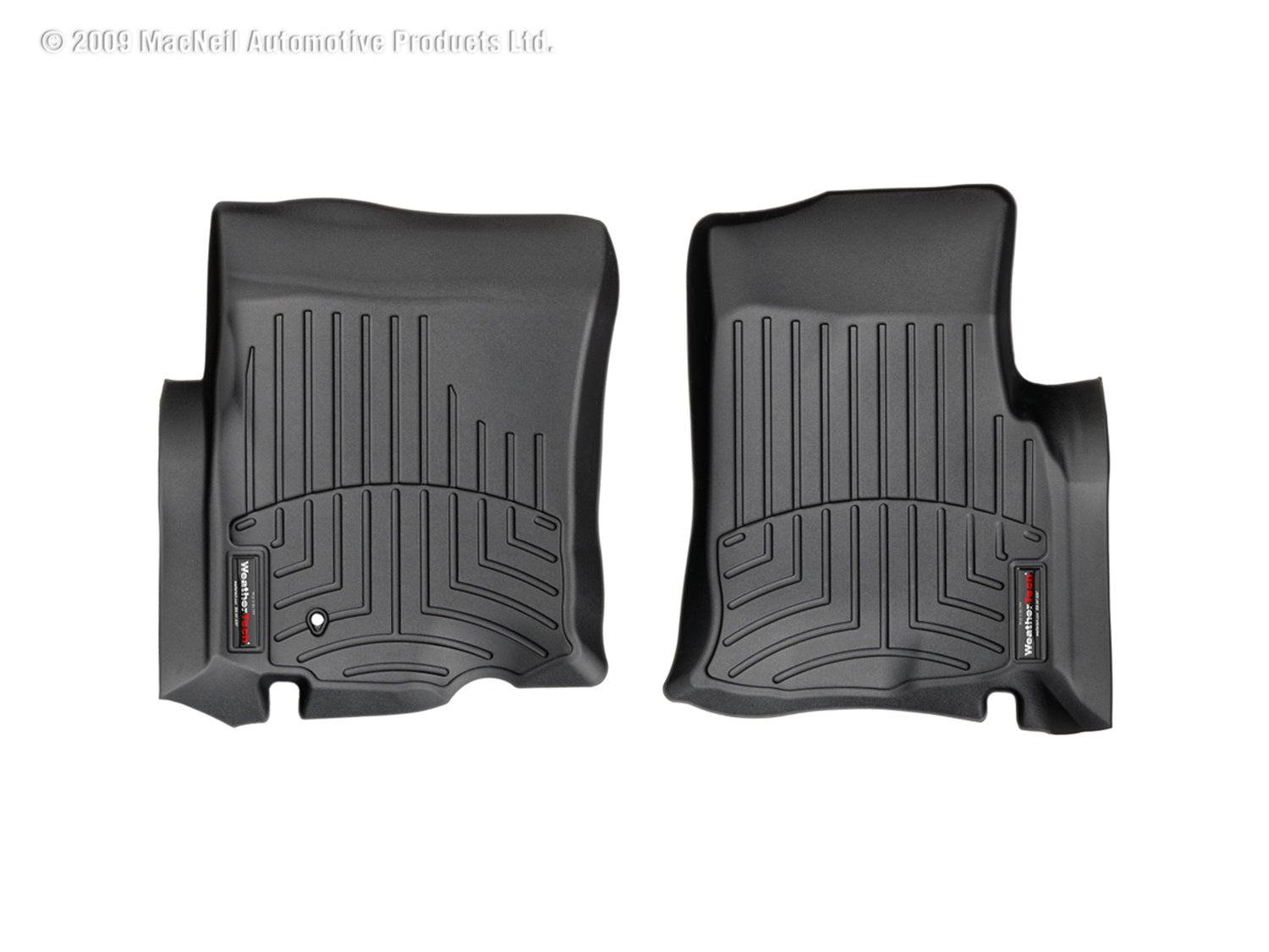 Weathertech 440291 FloorLiner™ DigitalFit®; Black; Front; Weathertech 440291