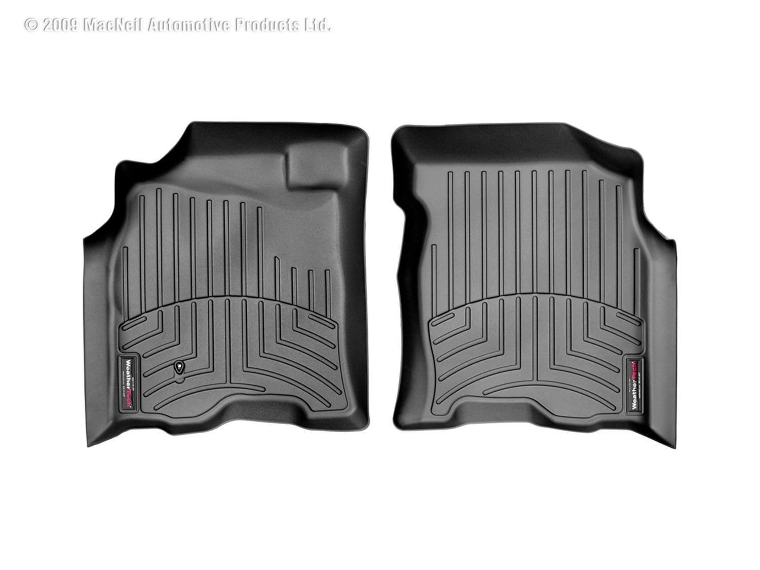 Weathertech 440301 FloorLiner™ DigitalFit®; Black; Front; Weathertech 440301