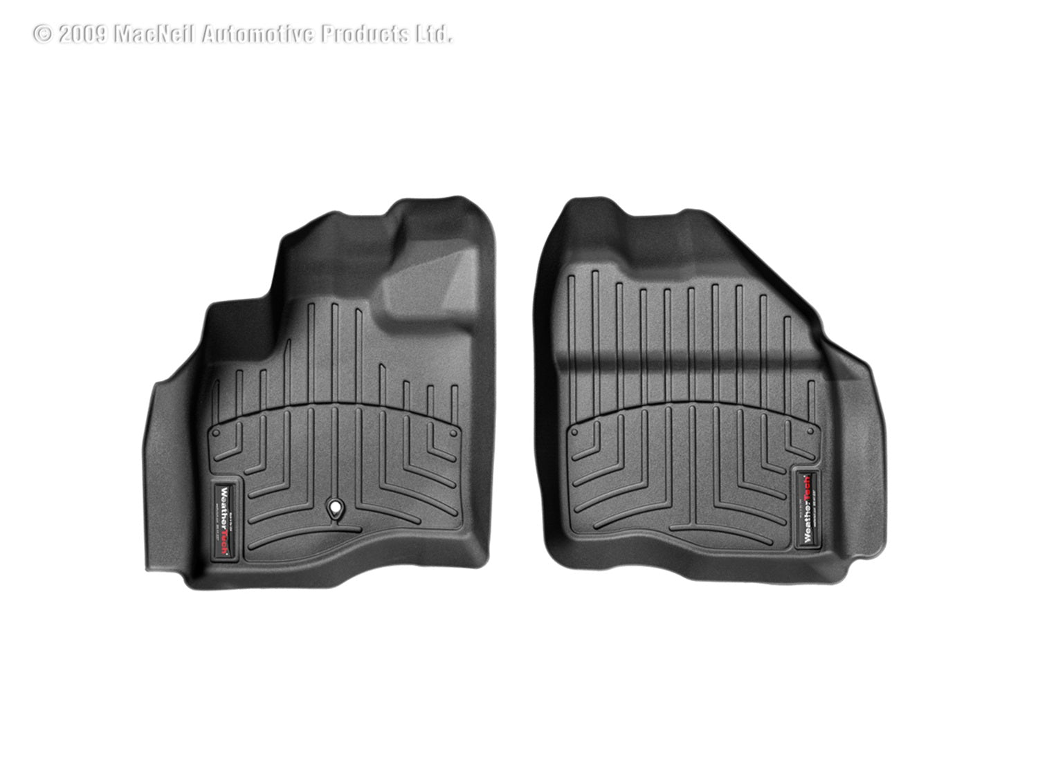 Weathertech 440311 FloorLiner™ DigitalFit®; Black; Front; Weathertech 440311