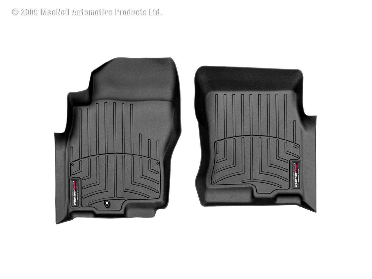 Weathertech 440331 FloorLiner™ DigitalFit®; Black; Front; Weathertech 440331