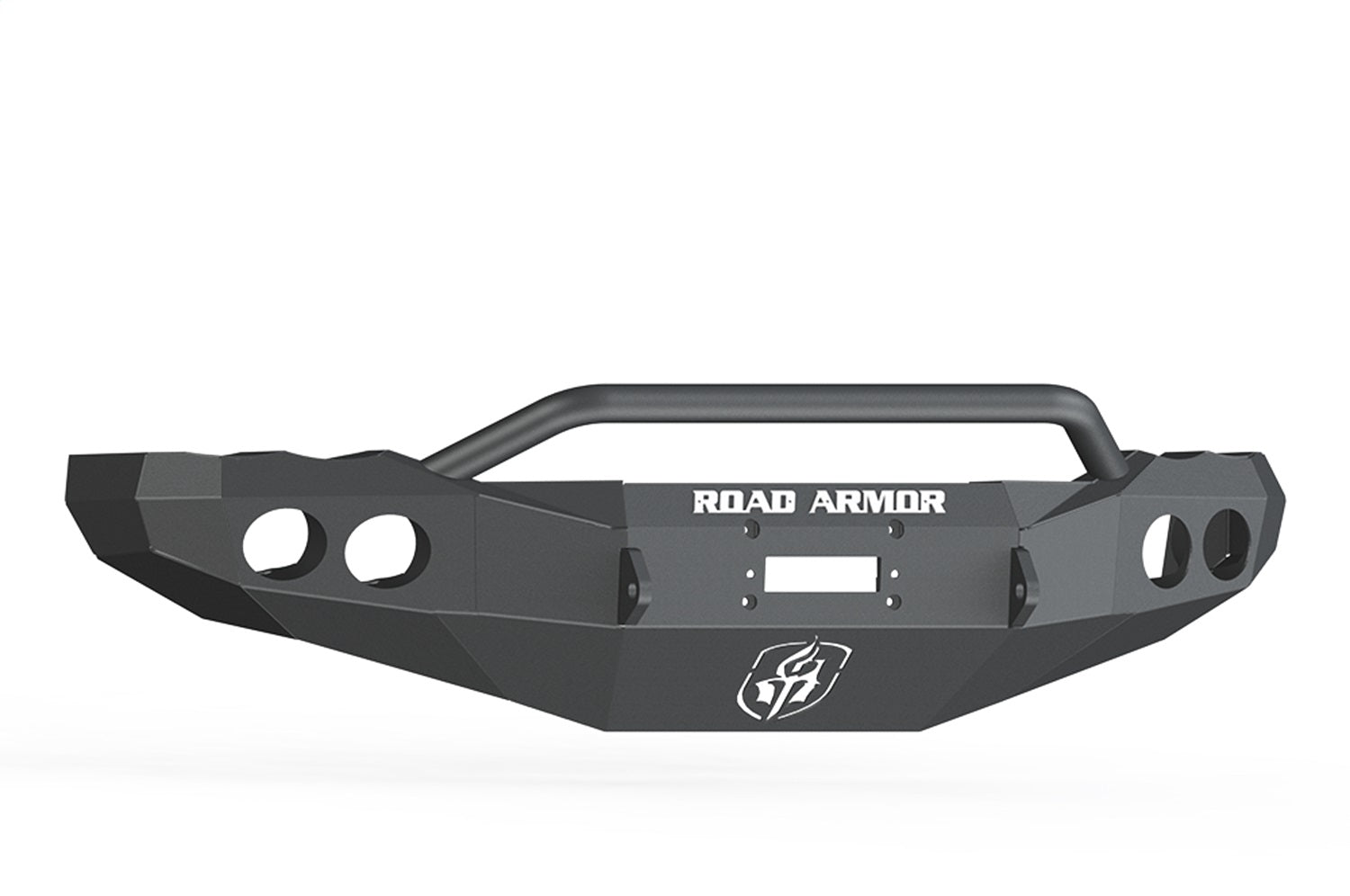 Road Armor 44034B Stealth Winch Front Bumper; Pre-Runner Guard; Satin Black; Road Armor 44034B