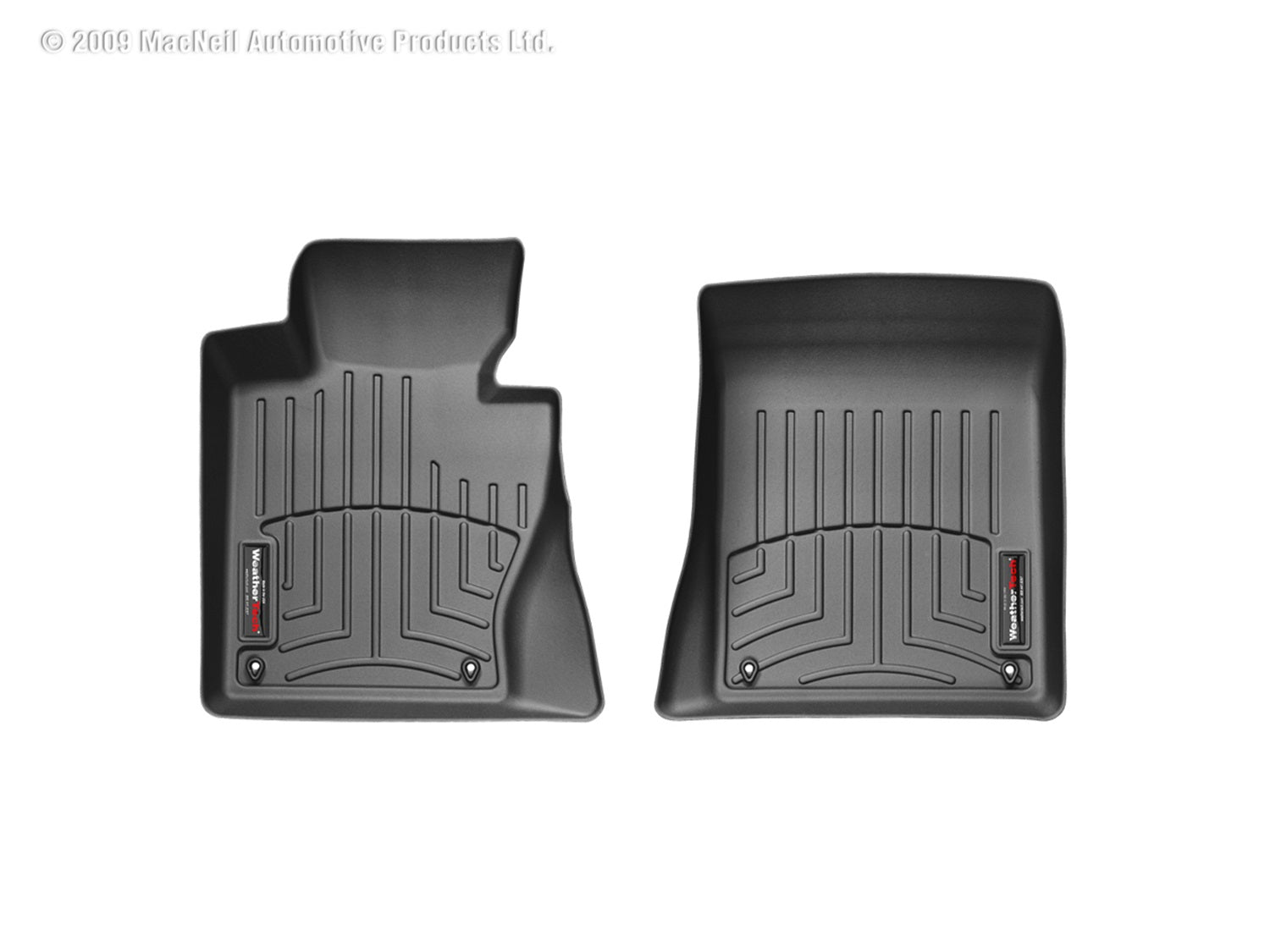 Weathertech 440381 FloorLiner™ DigitalFit®; Black; Front; Weathertech 440381