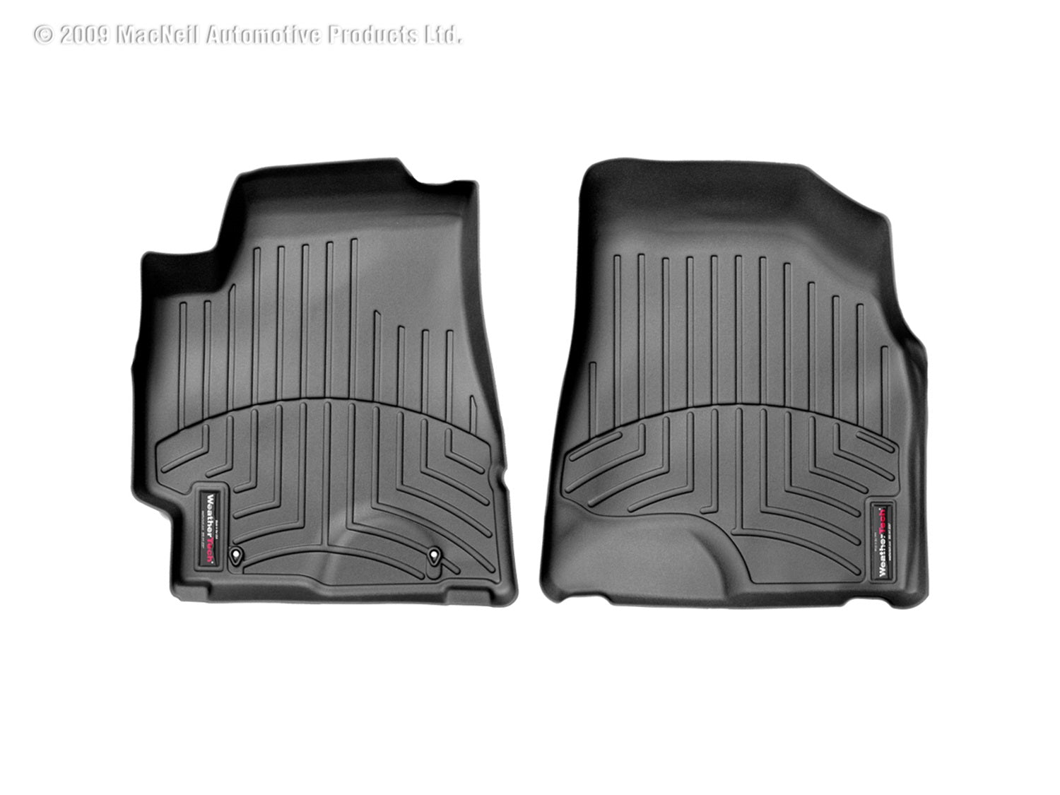 Weathertech 440391 FloorLiner™ DigitalFit®; Black; Front; Weathertech 440391