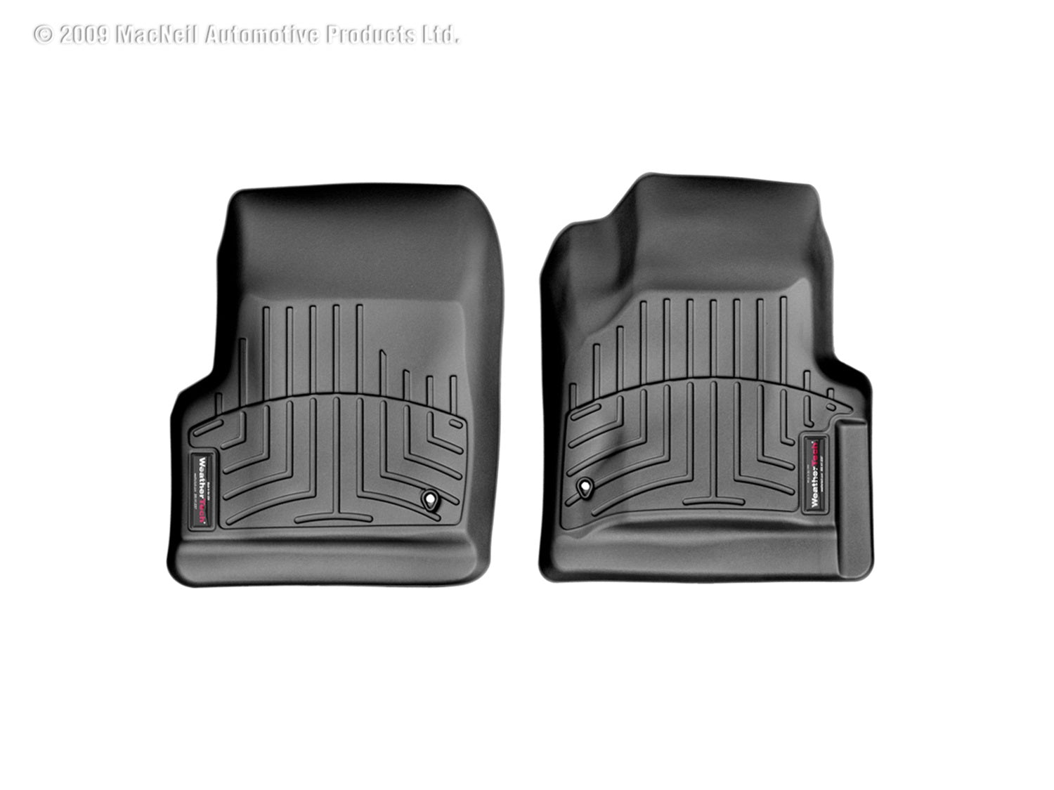 Weathertech 440421 FloorLiner™ DigitalFit®; Black; Front; Weathertech 440421