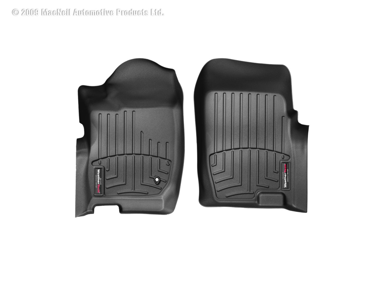 Weathertech 440431 FloorLiner™ DigitalFit®; Black; Front; Weathertech 440431