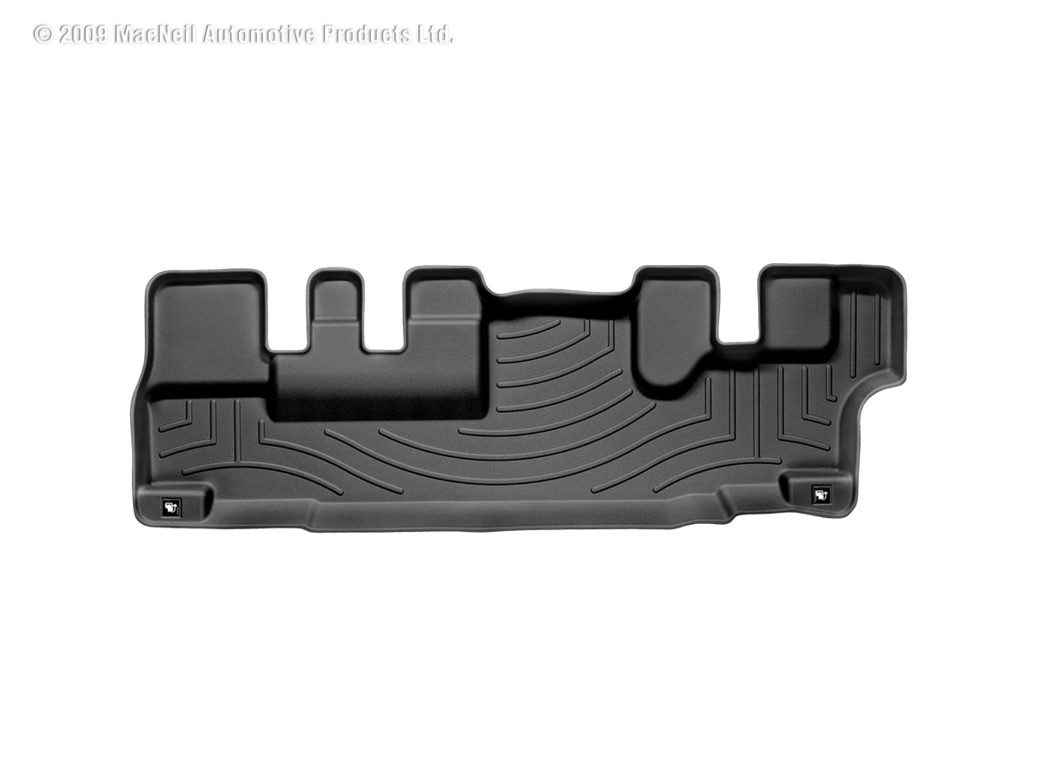 Weathertech 440433 FloorLiner™ DigitalFit®; Black; Third Row; Weathertech 440433