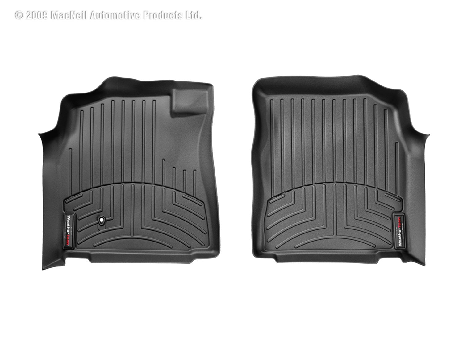Weathertech 440441 FloorLiner™ DigitalFit®; Black; Front; Weathertech 440441