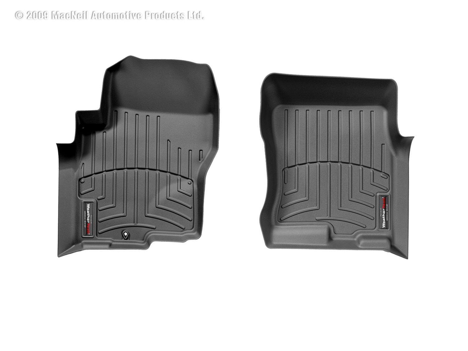 Weathertech 440471 FloorLiner™ DigitalFit®; Black; Front; Weathertech 440471