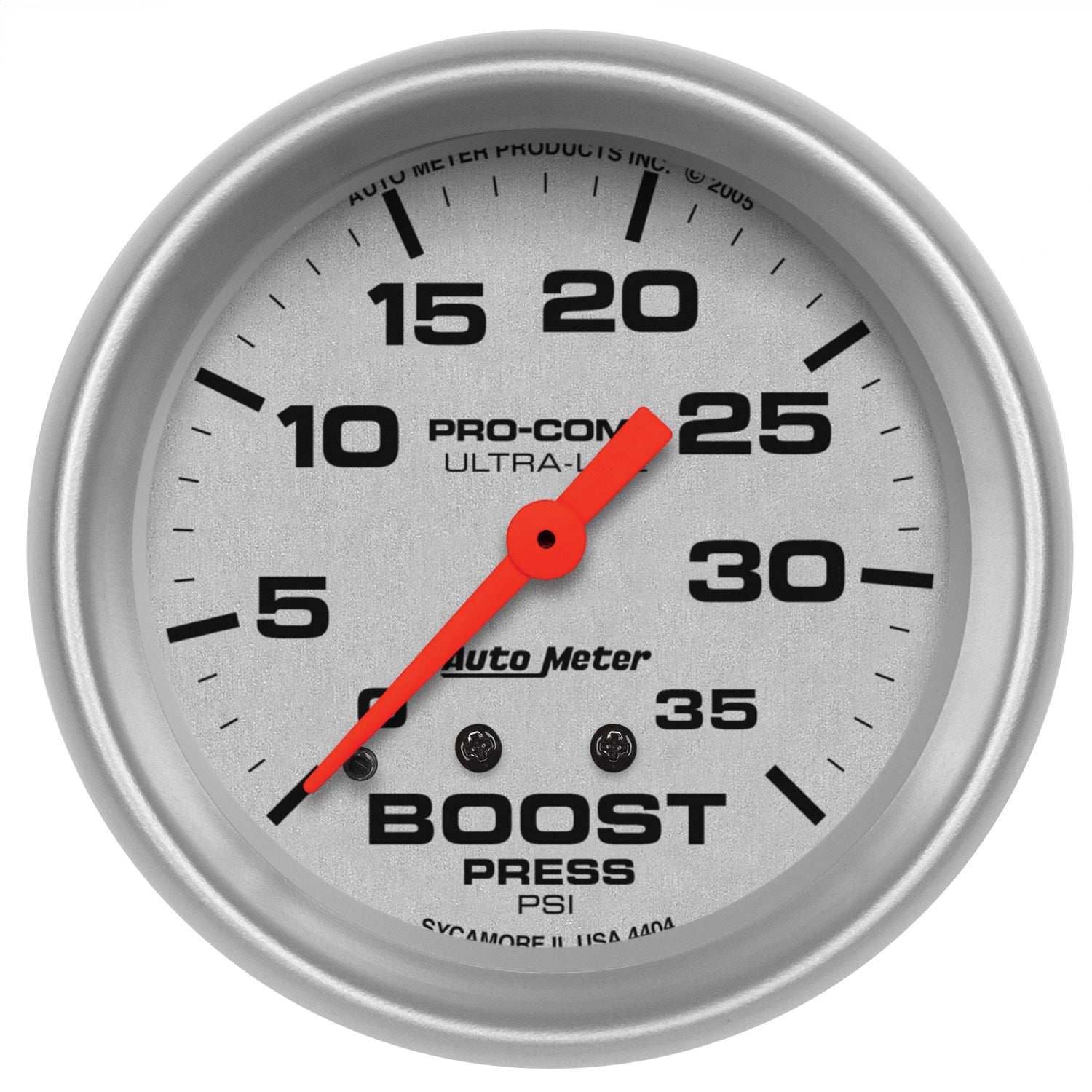 AutoMeter 4404 GAUGE; BOOST; 2 5/8in.; 35PSI; MECHANICAL; ULTRA-LITE AutoMeter 4404
