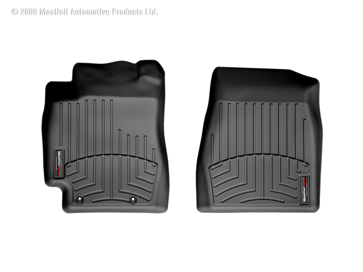 Weathertech 440511 FloorLiner™ DigitalFit®; Black; Front; Weathertech 440511