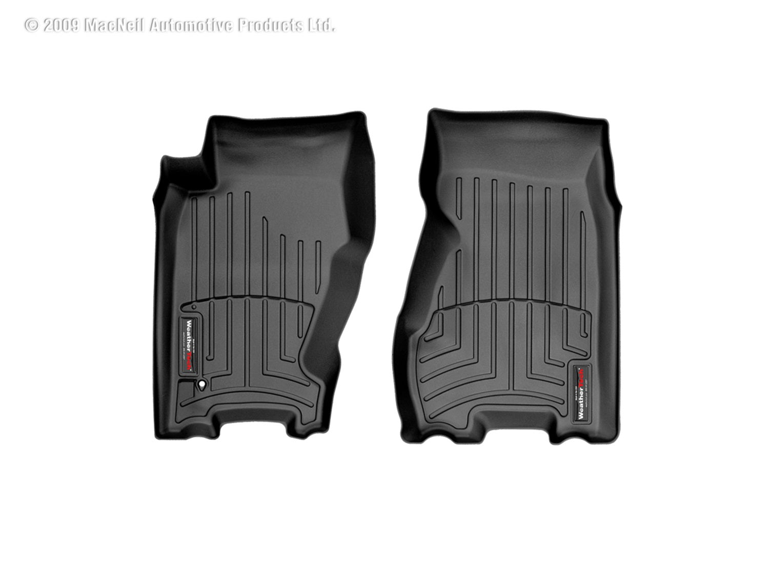 Weathertech 440521 FloorLiner™ DigitalFit®; Black; Front; Weathertech 440521