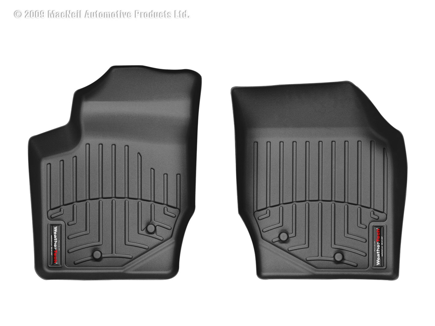 Weathertech 440531 FloorLiner™ DigitalFit®; Black; Front; Weathertech 440531