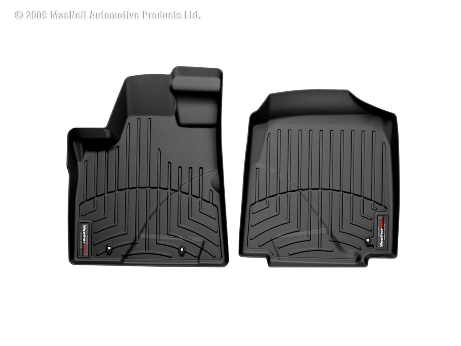 Weathertech 440591 FloorLiner™ DigitalFit®; Black; Front; Weathertech 440591