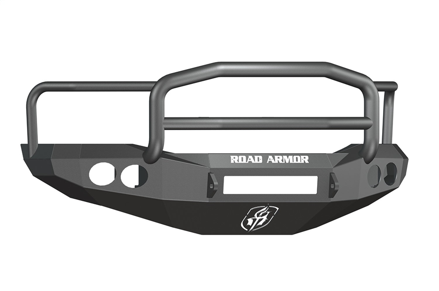 Road Armor 44065B-NW Stealth Non-Winch Front Bumper; Lonestar Guard; Satin Black; Road Armor 44065B-NW