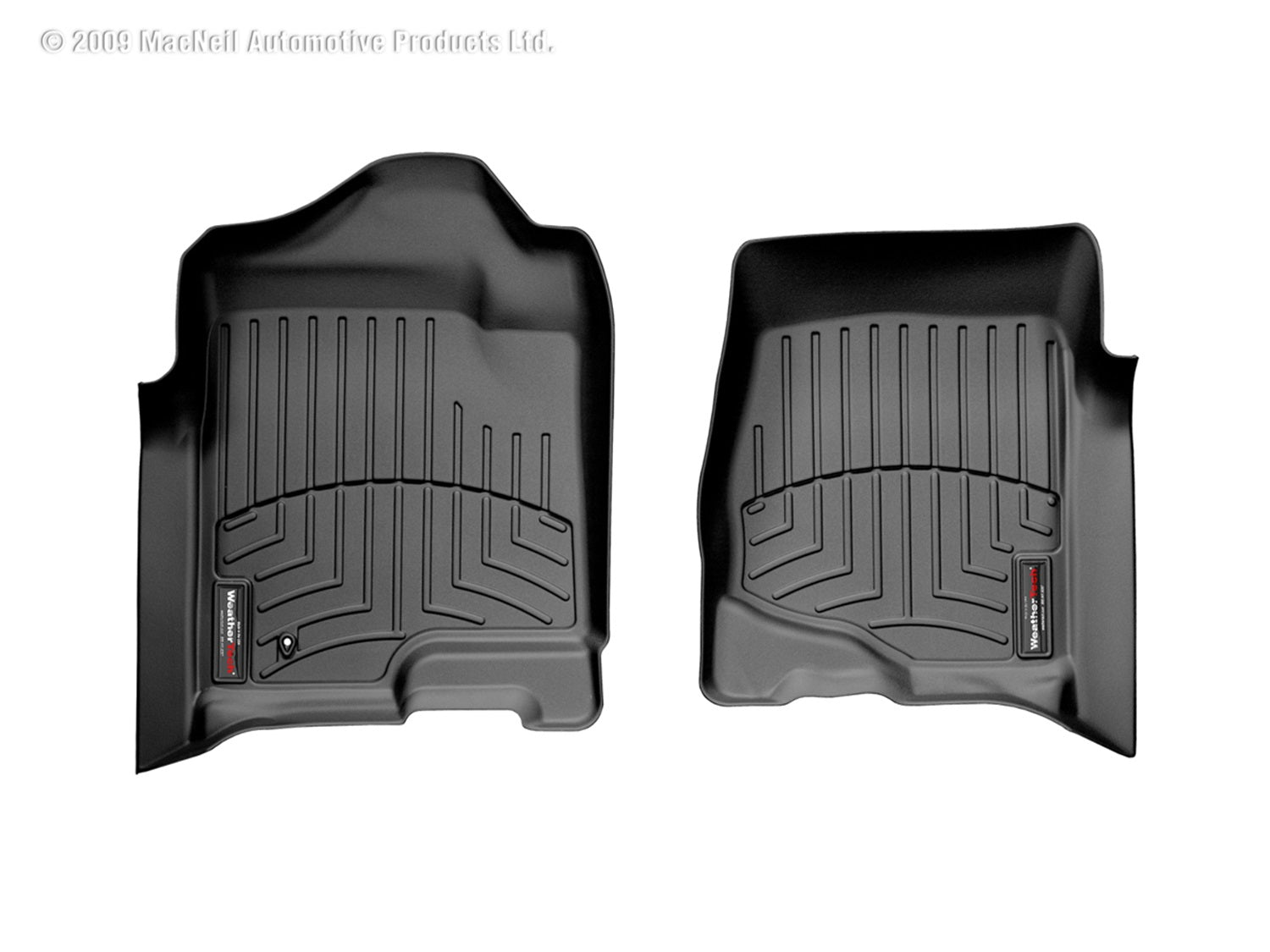 Weathertech 440661 FloorLiner™ DigitalFit®; Black; Front; Weathertech 440661