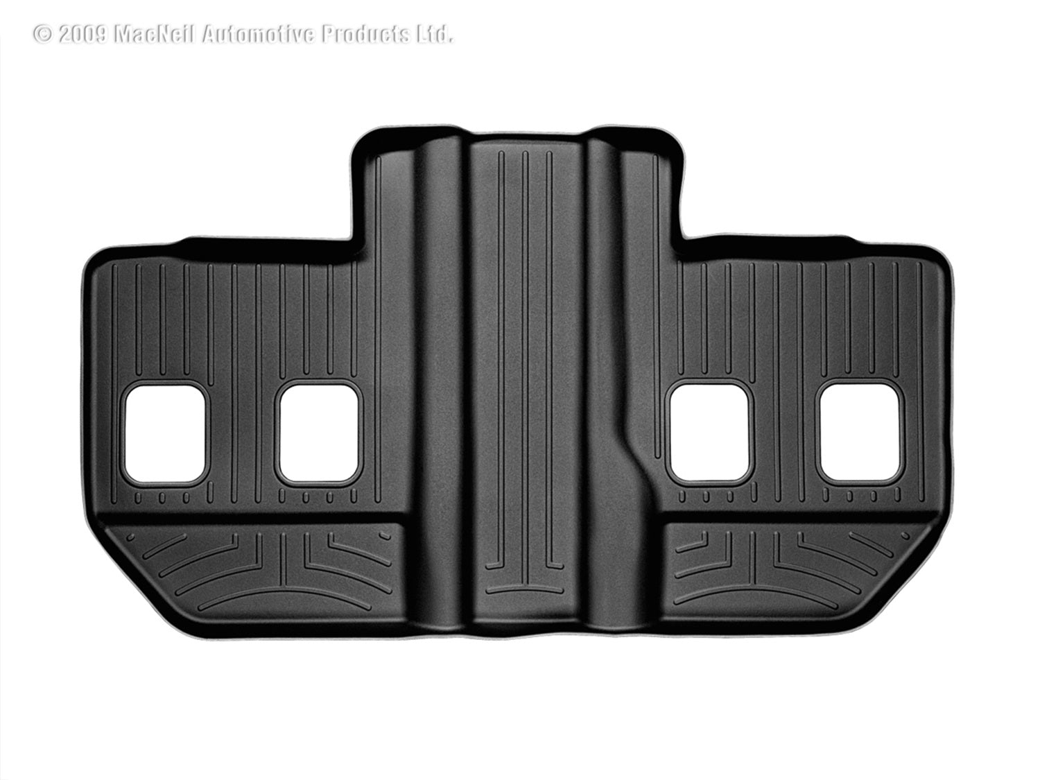 Weathertech 440665 FloorLiner™ DigitalFit®; Black; Third Row; Weathertech 440665