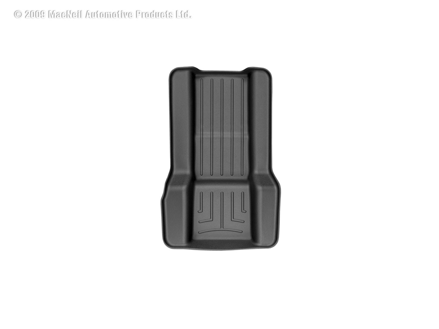 Weathertech 440667 FloorLiner™ DigitalFit®; Black; Rear; Center Aisle; Weathertech 440667